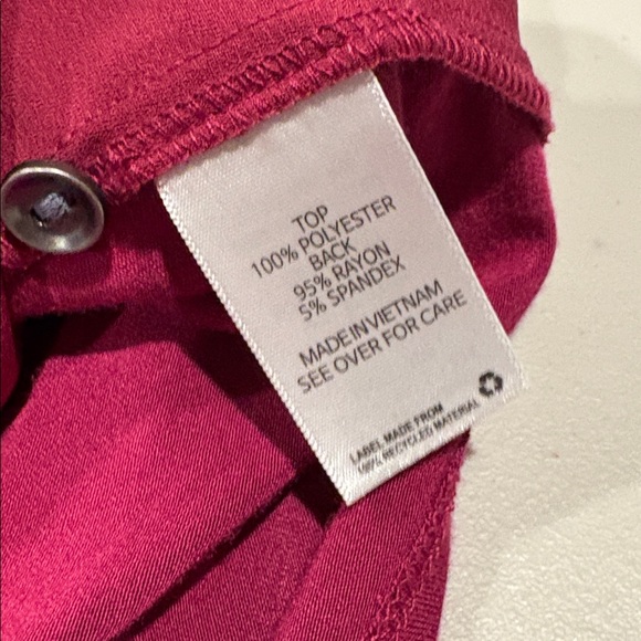 FORTUNE + IVY - Ollie Flutter Sleeve Blouse. Size XXL. Fuschsia / Pink. NWT - Picture 13 of 16